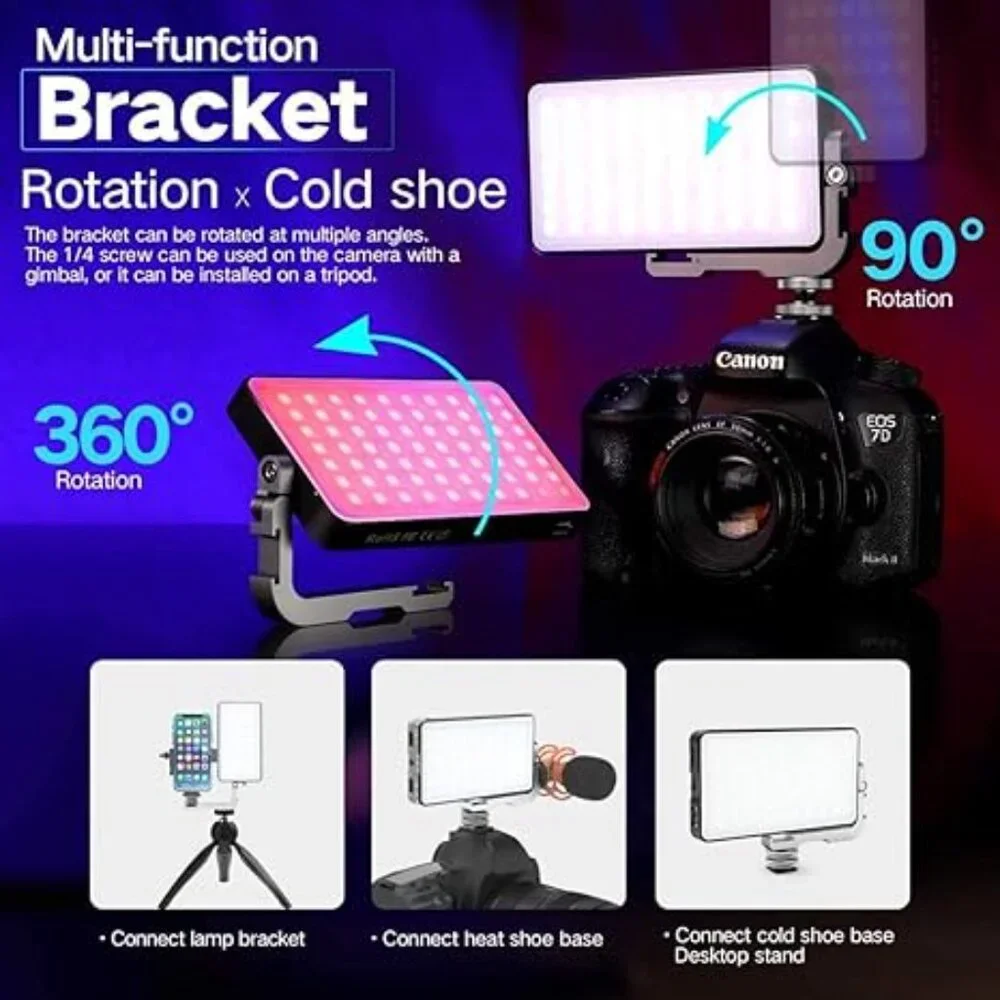 G2 RGB Video Lights - Ivisii - 2 in the set